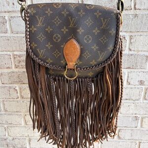 Vintage Boho Bags Louis Vuitton up-cycled Monogram World Traveler Bag